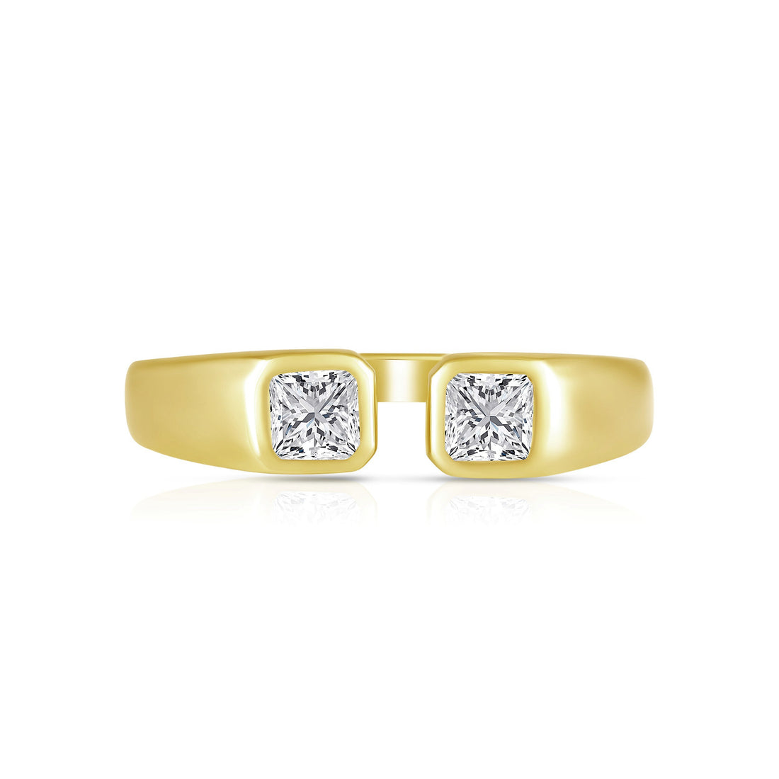 1/2ctw Lab Grown Diamond Open Ring