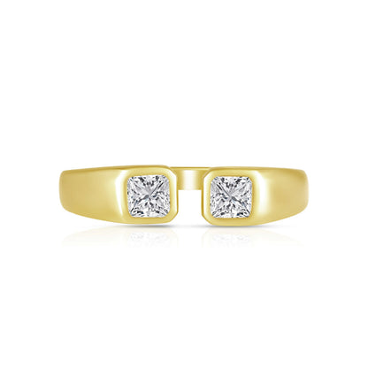 1/2ctw Lab Grown Diamond Open Ring