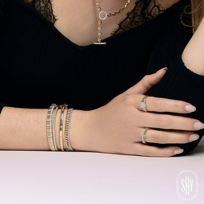 Shy Creation .17ctw Diamond Cluster Ring