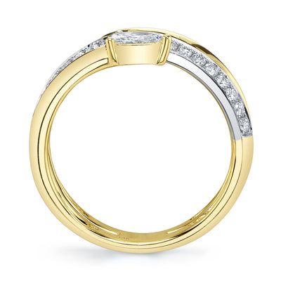 Shy Creation .69ctw Diamond Wrap Ring