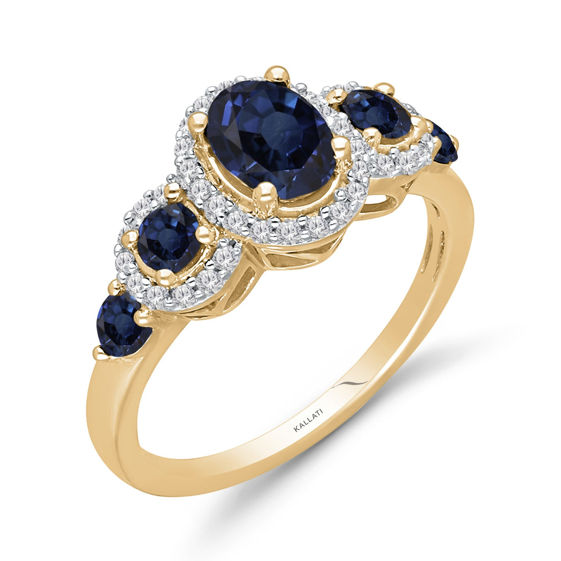 Kallati Sapphire Diamond Ring