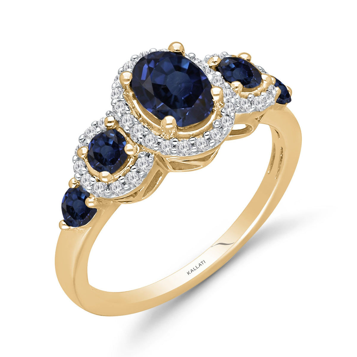Kallati Sapphire Diamond Ring
