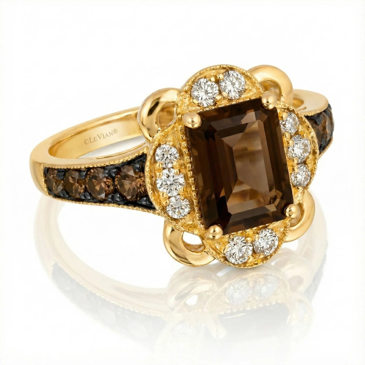 Le Vian Chocolate Quartz® Diamond Ring