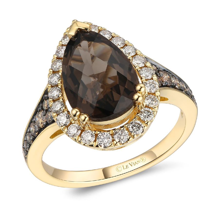 Le Vian Chocolate Quartz® Diamond Ring