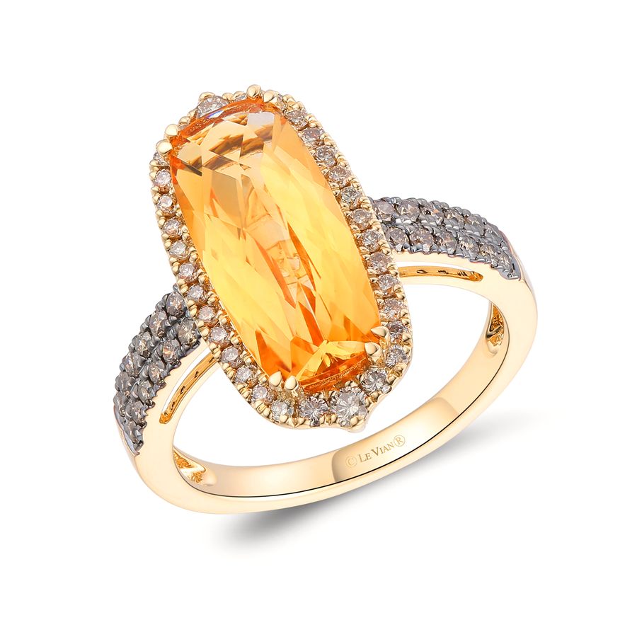 Le Vian Cinnamon Citrine® Diamond Ring