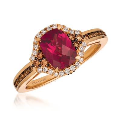 Le Vian Raspberry Rhodolite® Diamond Ring