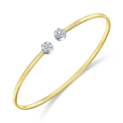 Shy Creation .22ctw Diamond Bangle
