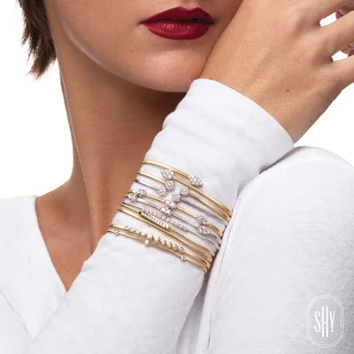 Shy Creation .39ctw Diamond Bangle