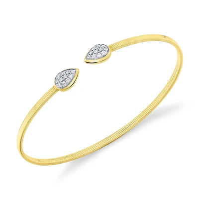 Shy Creation .21ctw Diamond Bangle