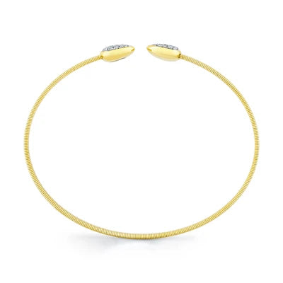 Shy Creation .21ctw Diamond Bangle