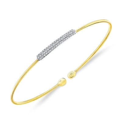 Shy Creation .16ctw Diamond Bangle