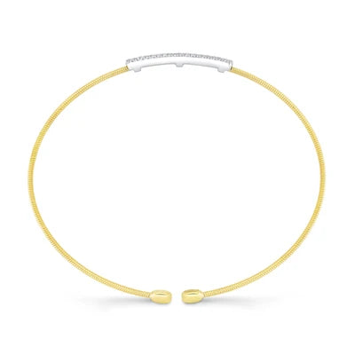 Shy Creation .16ctw Diamond Bangle