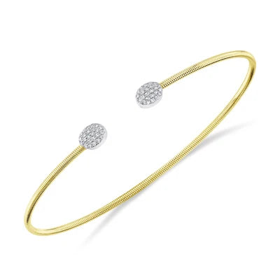 Shy Creation .12ctw Diamond Bangle