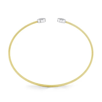Shy Creation .12ctw Diamond Bangle