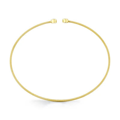 Shy Creation .10ctw Diamond Bezel Bangle