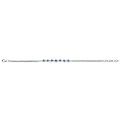 Shy Creation Diamond Sapphire Bracelet