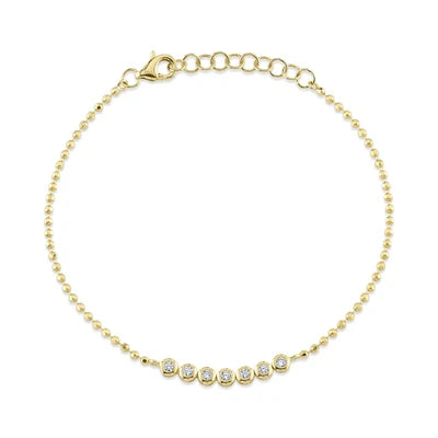 Shy Creation .15ctw Diamond Bezel Bracelet