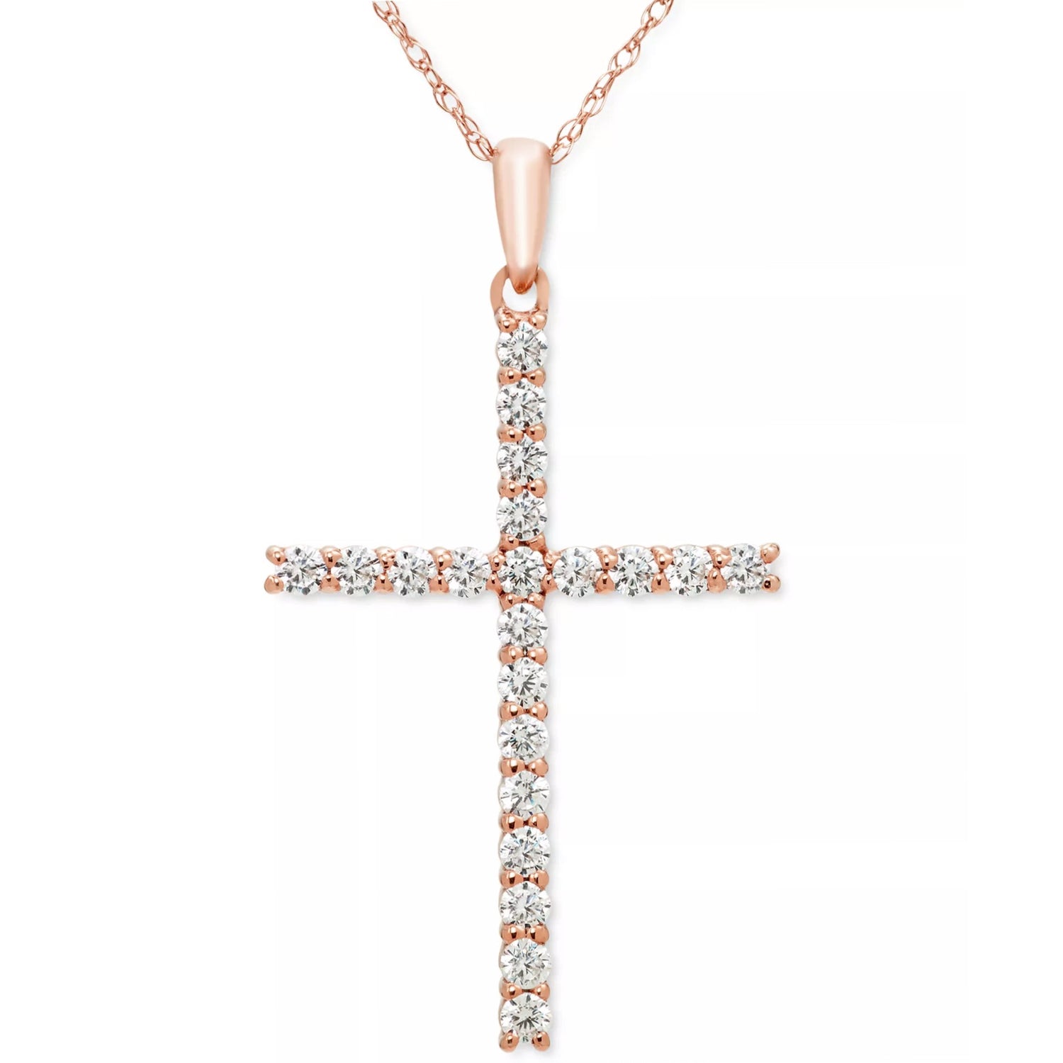 1/4ctw Diamond Cross Pendant