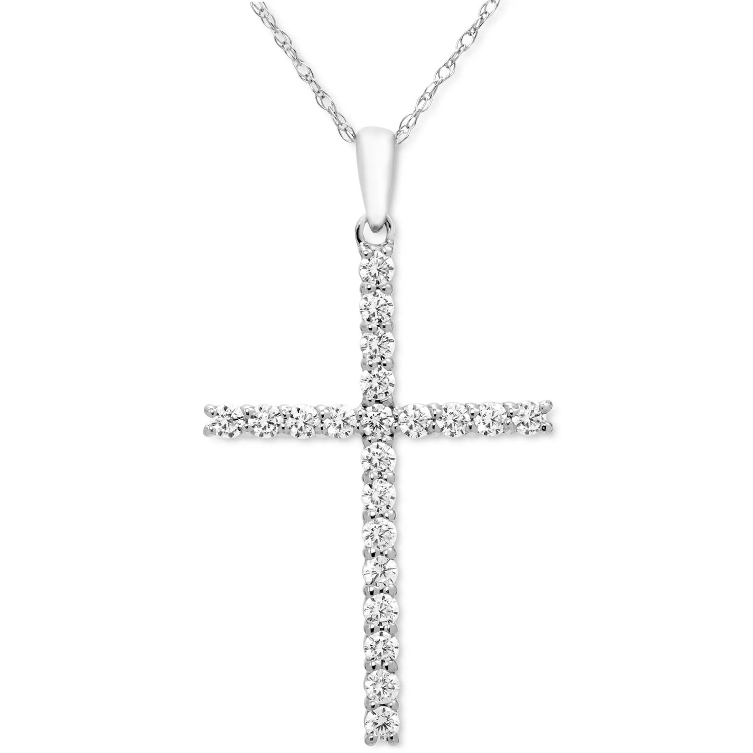 1/4ctw Diamond Cross Pendant