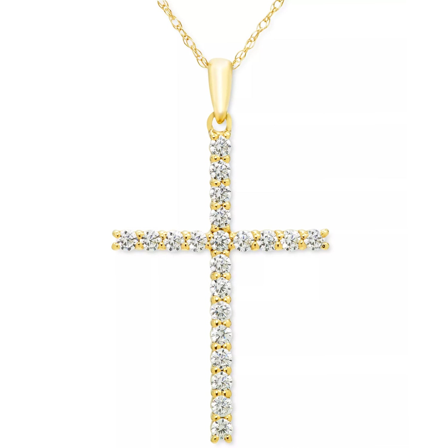 1/4ctw Diamond Cross Pendant