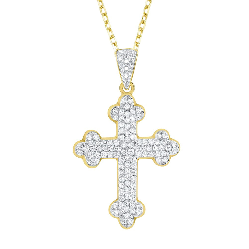1/4ctw Diamond Cross Pendant