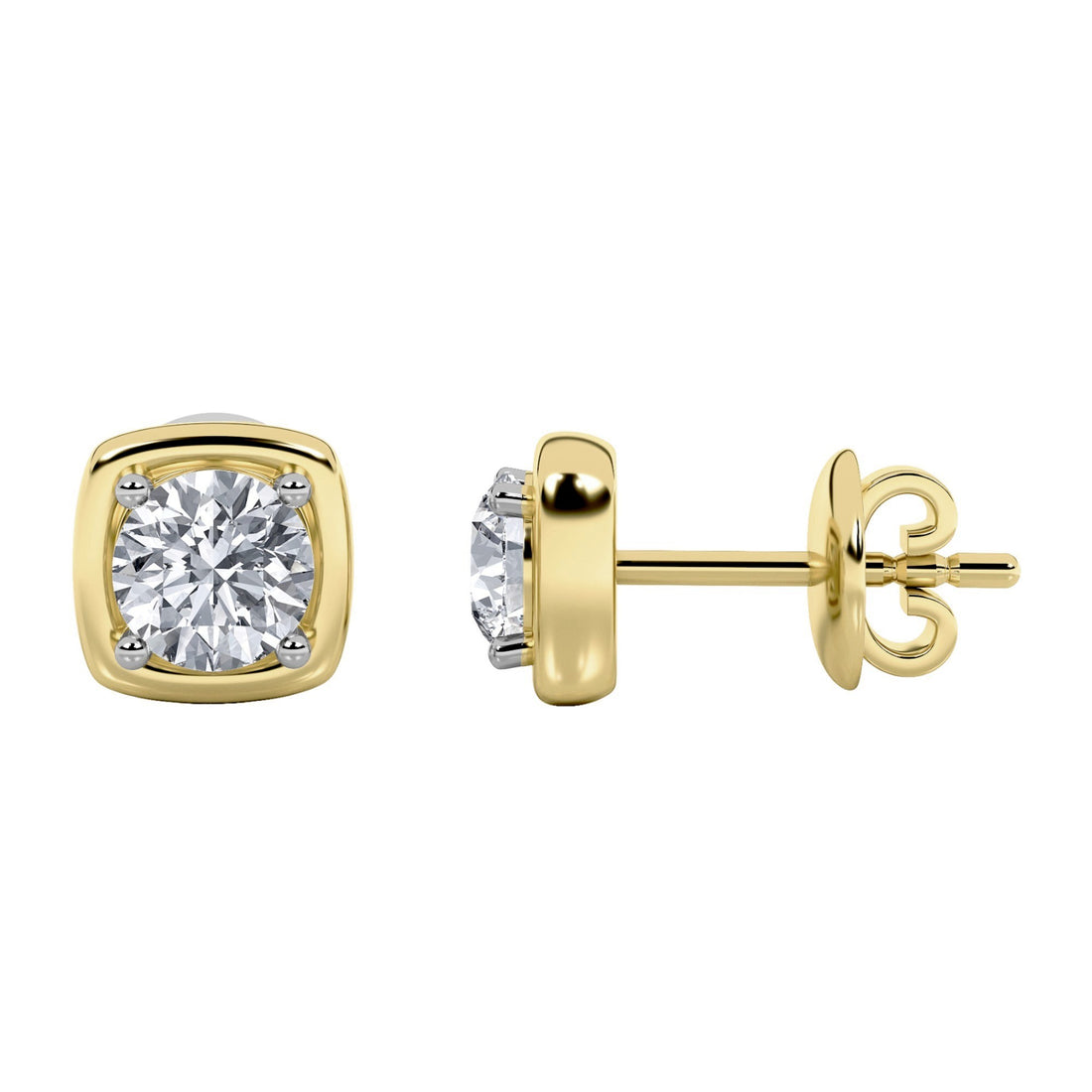 2ctw Certified Lab Grown Diamond Stud Earrings