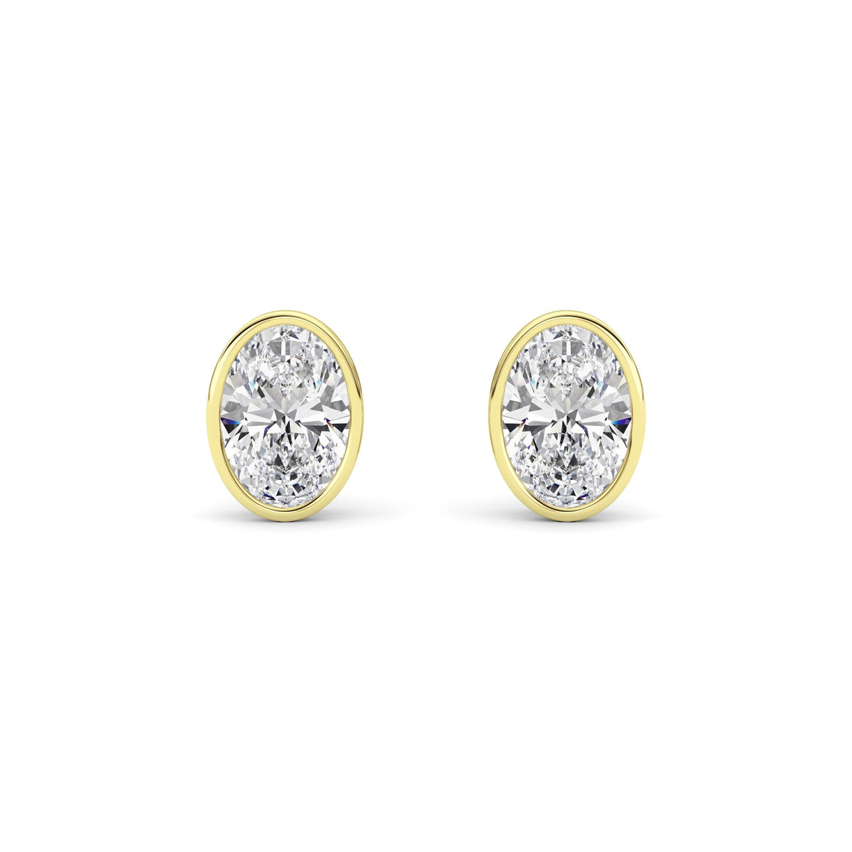 2ctw Lab Grown Diamond Stud Earrings