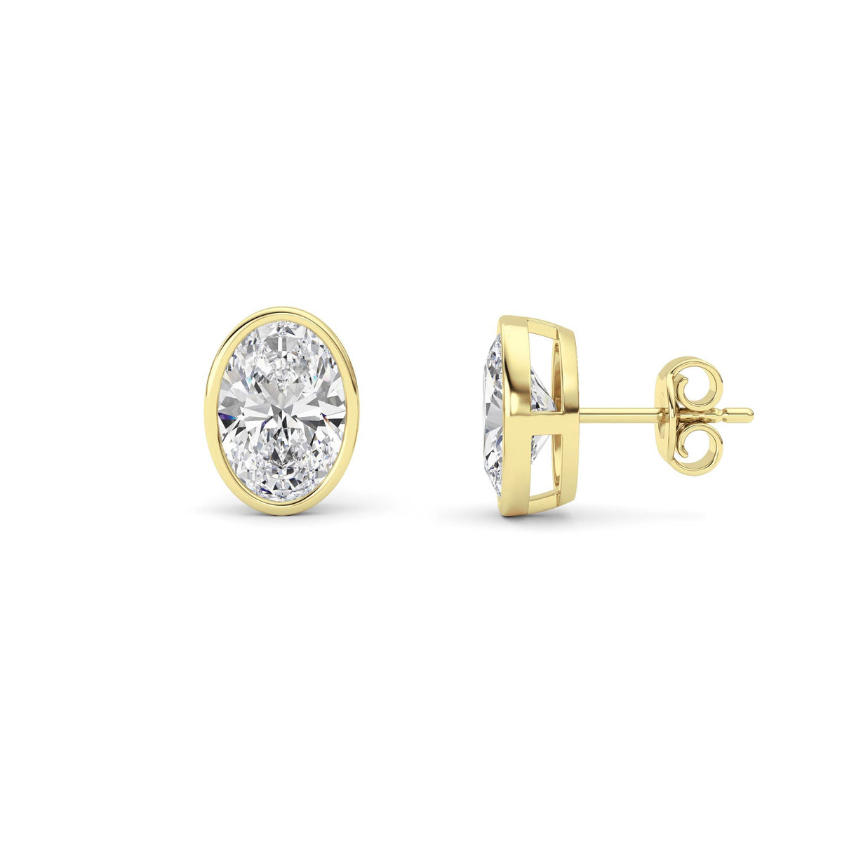 2ctw Lab Grown Diamond Stud Earrings