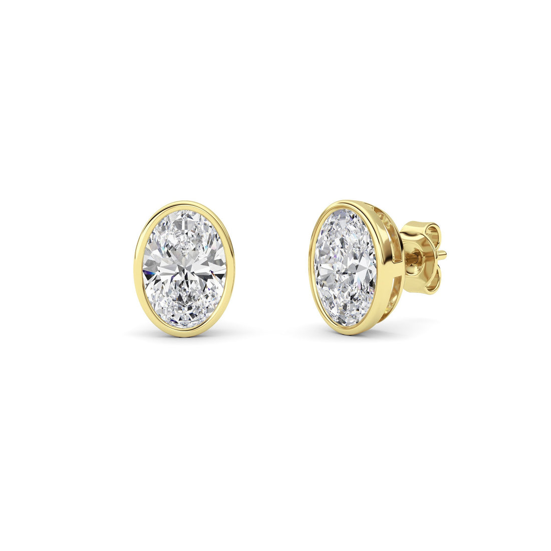 2ctw Lab Grown Diamond Stud Earrings