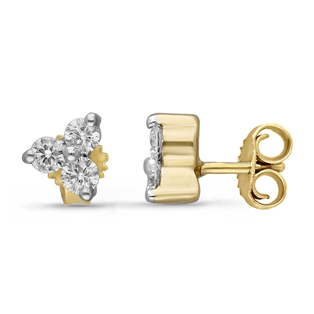 Kallati 1/4ctw Lab Grown Diamond Stud Earrings