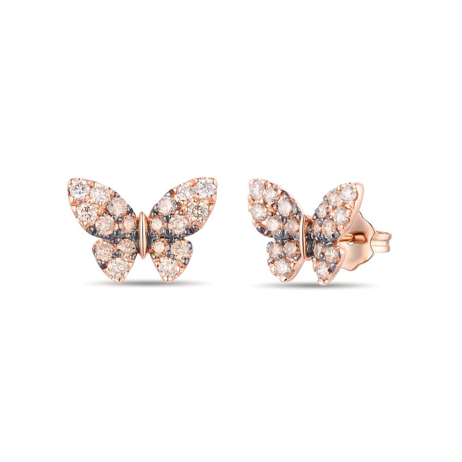 Le Vian Diamond Butterfly Earrings