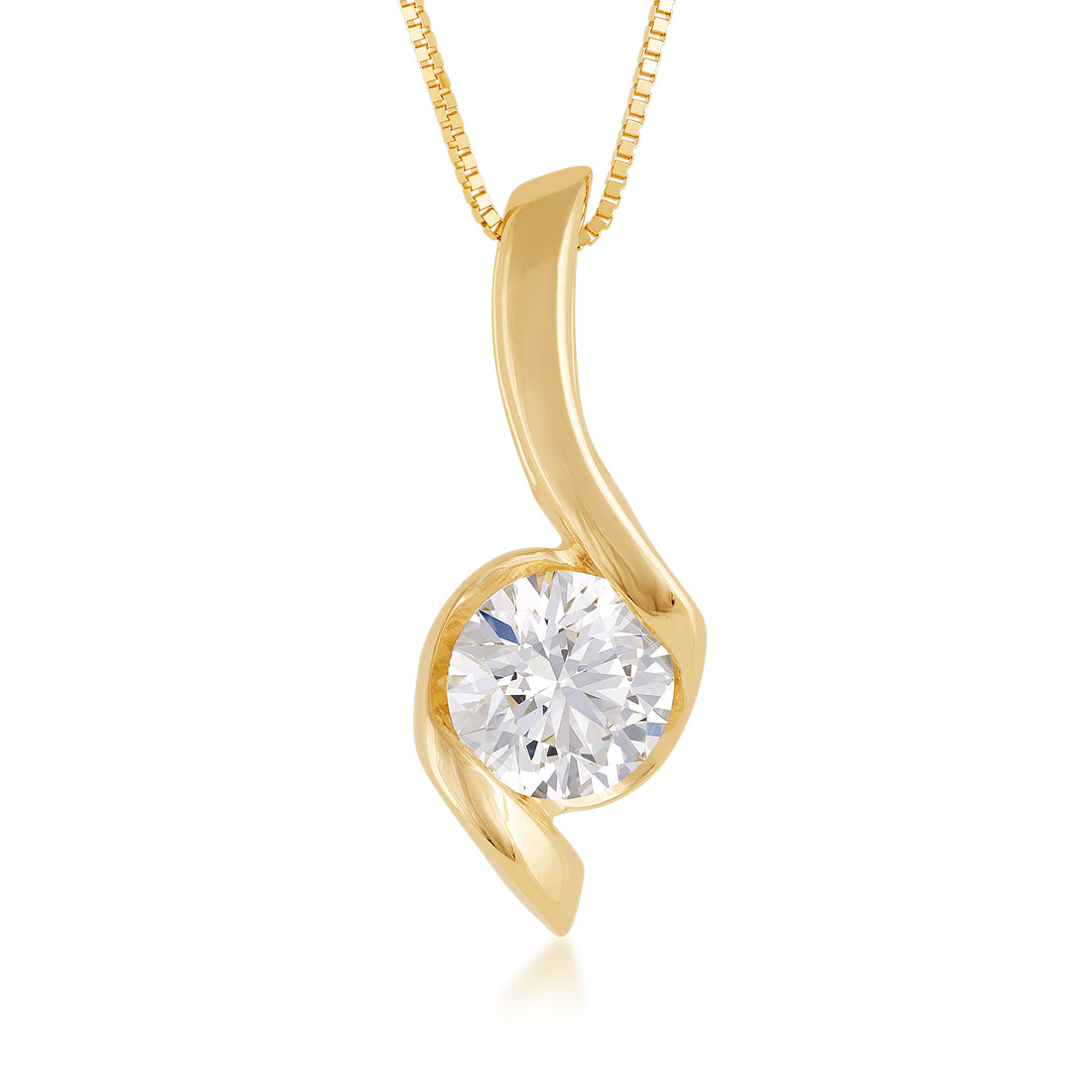1ct Lab Grown Diamond Sirena Pendant