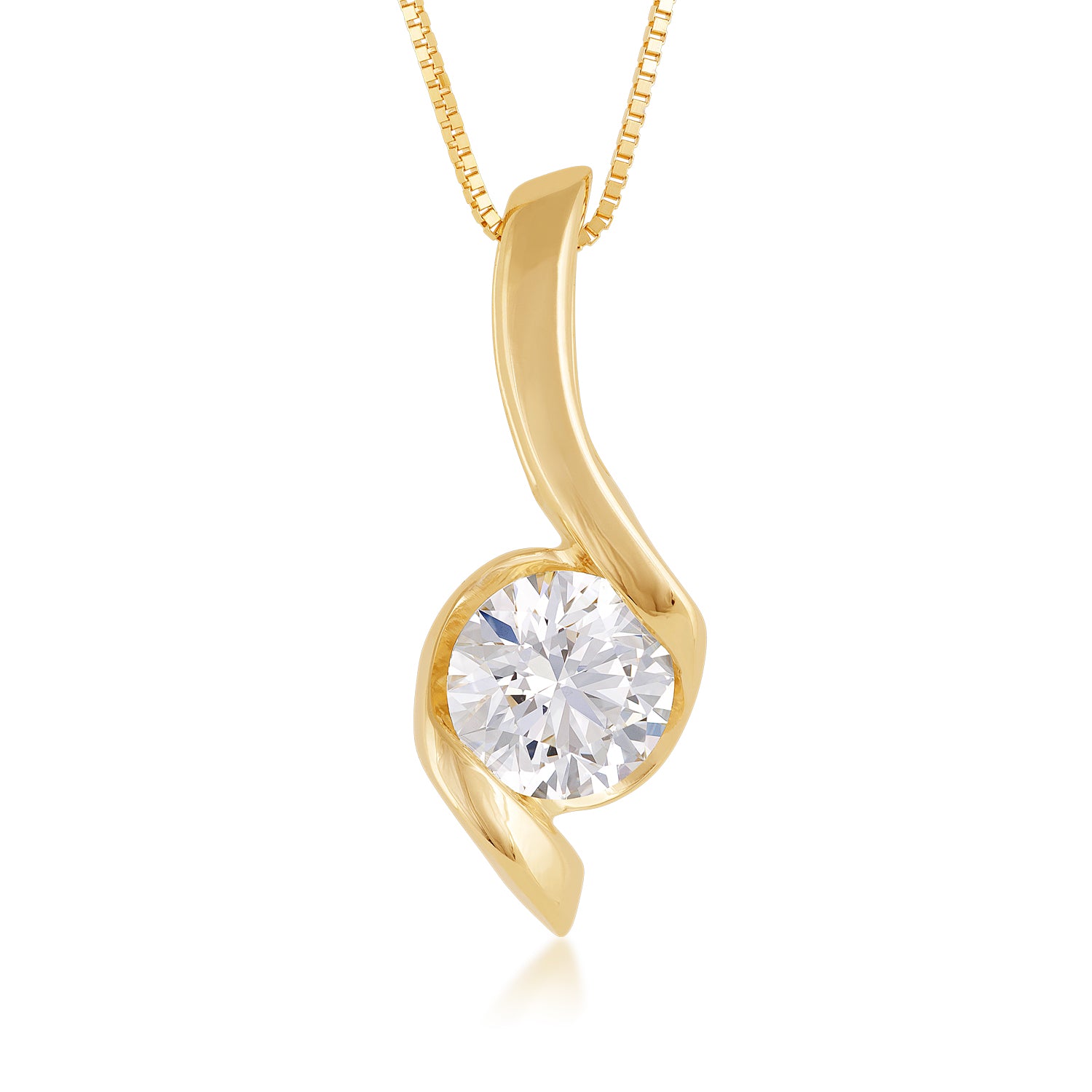 1ct Lab Grown Diamond Sirena Pendant