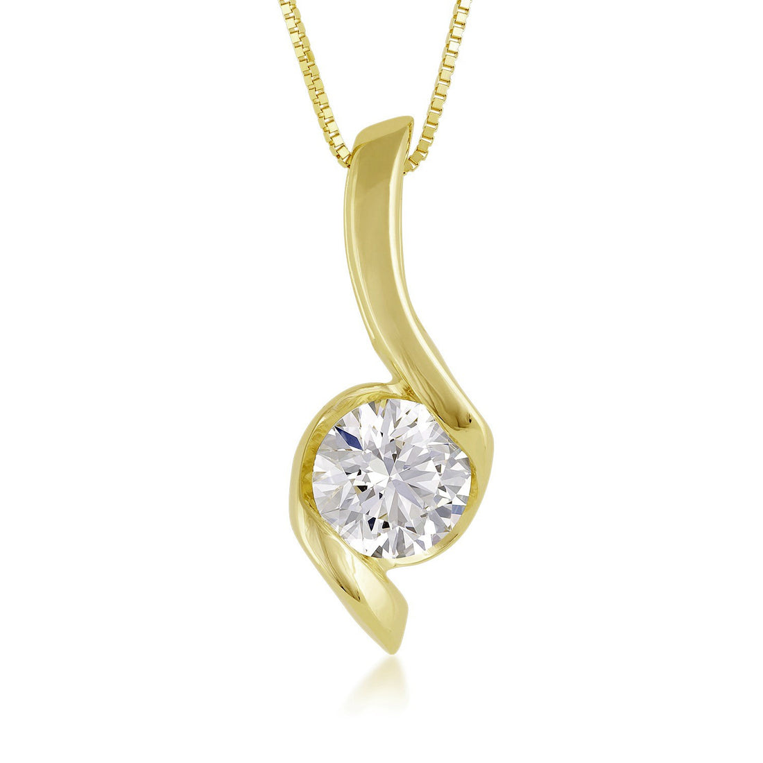 1ct Lab Grown Diamond Sirena Pendant