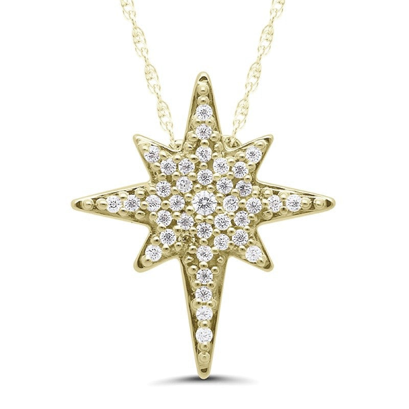 .12ctw Diamond Star Necklace