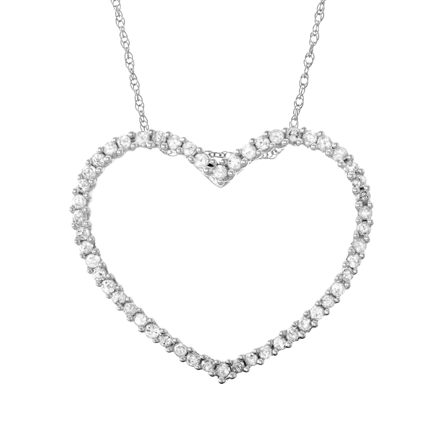 1ctw Diamond Heart Necklace