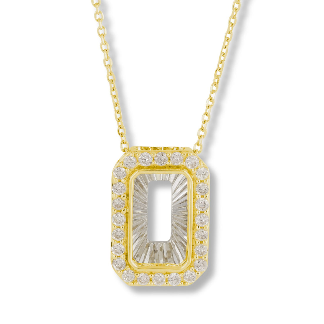 1/4ctw Diamond Reflection Necklace