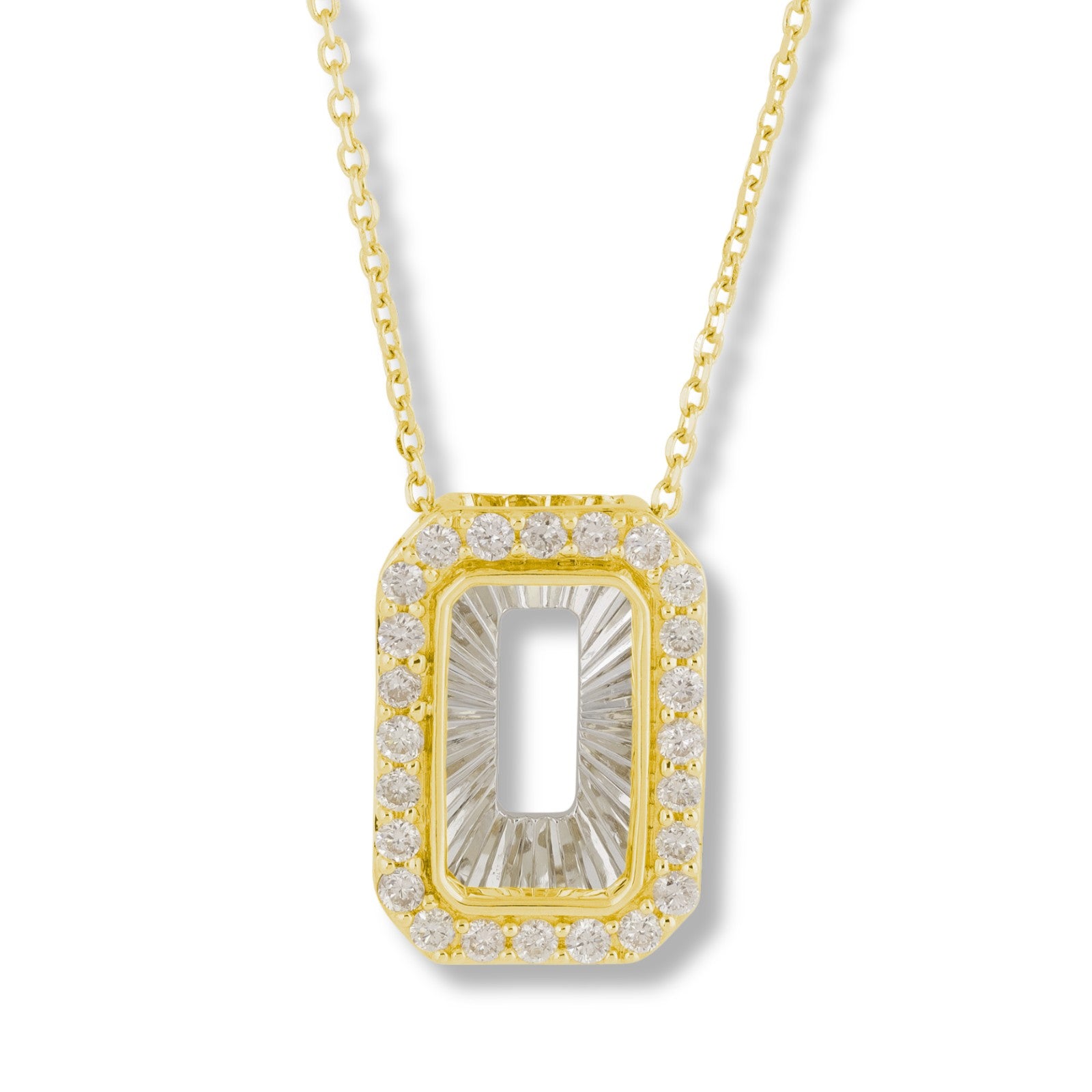 1/4ctw Diamond Reflection Necklace