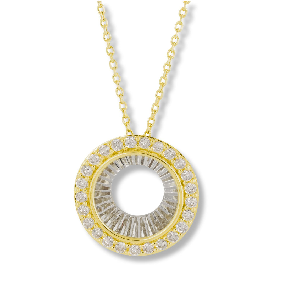 1/4ctw Diamond Reflection Necklace