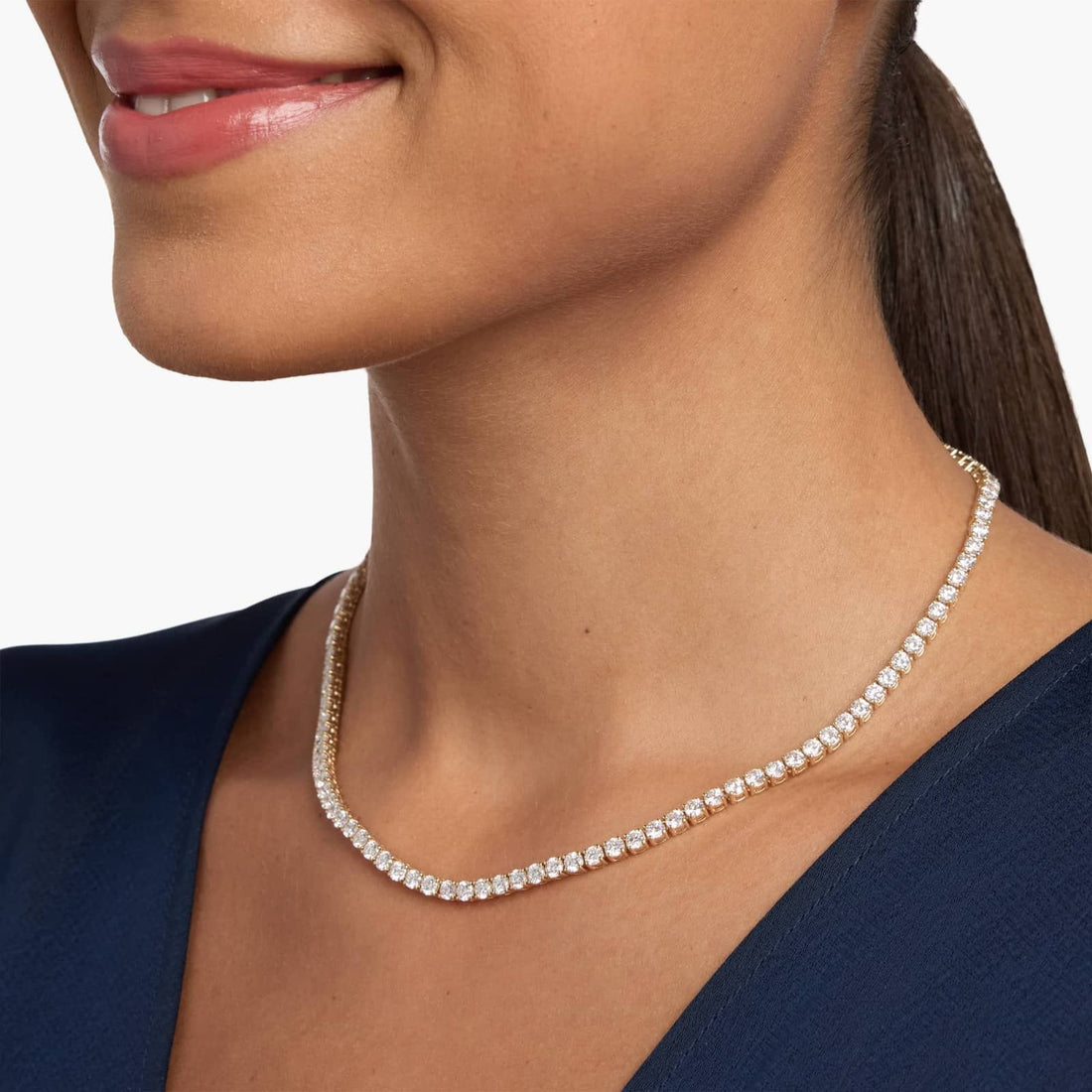 15ctw Lab Grown Diamond Tennis Necklace