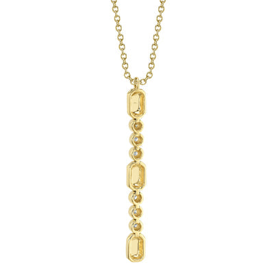 Shy Creation .09ctw Diamond Lariat Necklace