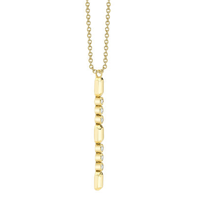 Shy Creation .09ctw Diamond Lariat Necklace