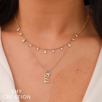 Shy Creation .64ctw Diamond Necklace