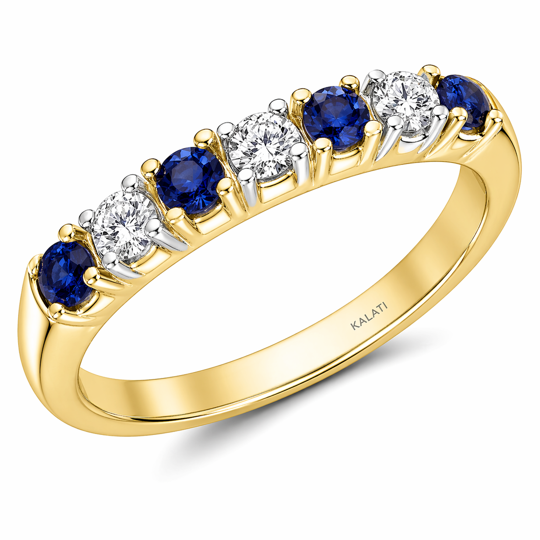 Kallati Sapphire Diamond Band