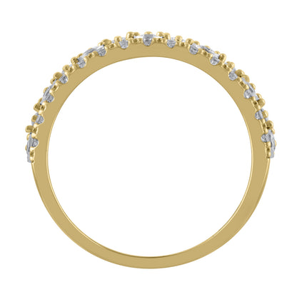 1ctw Lab Grown Multi Row Diamond Band
