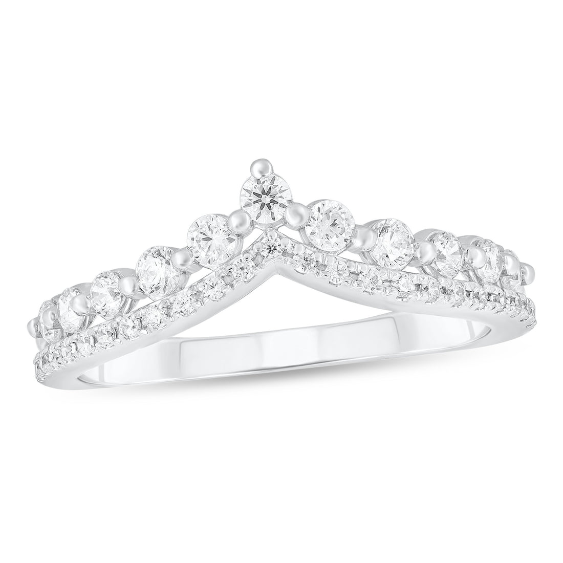 1/2ctw Diamond V Band