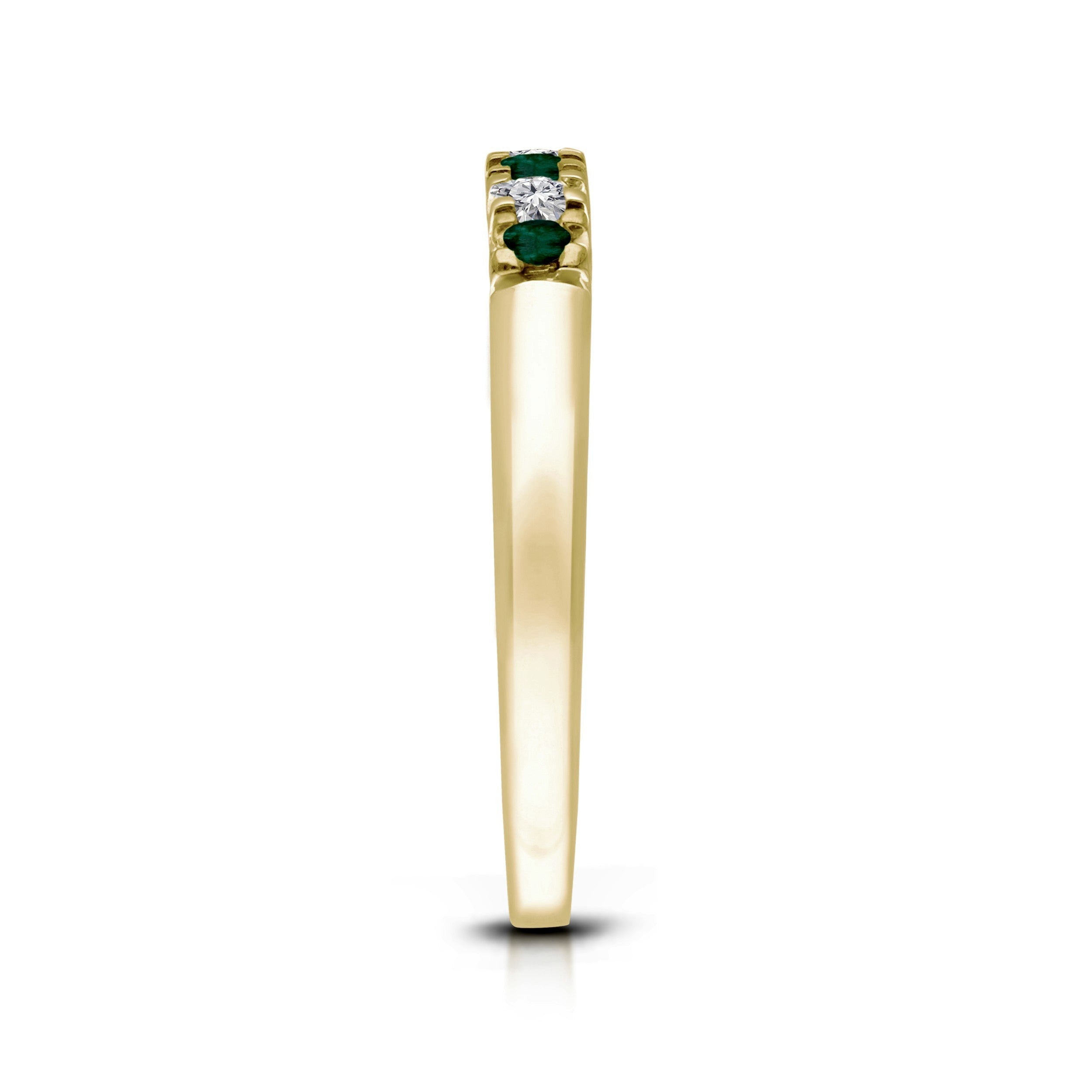 Kallati 1ctw Emerald Diamond Band