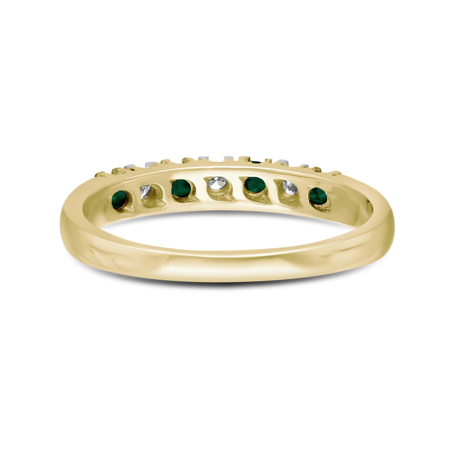 Kallati 1ctw Emerald Diamond Band