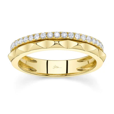 Shy Creation .28ctw Diamond Band