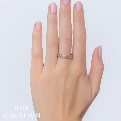 Shy Creation .29ctw Diamond Band